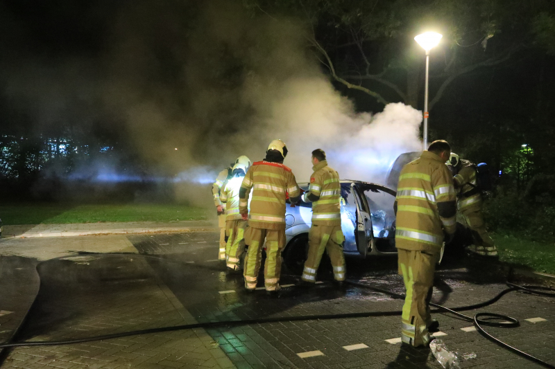 Auto brandt uit na starten