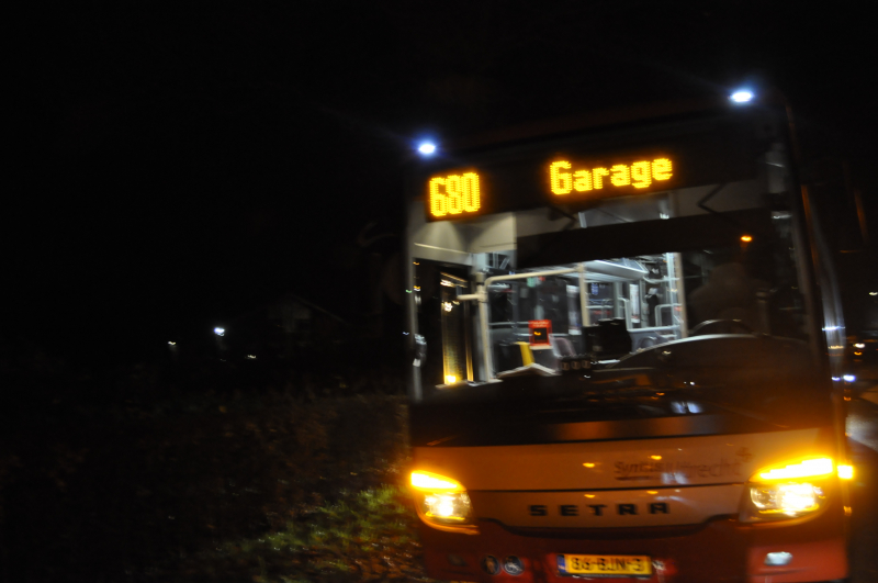 Aanrijding tussen personenbus en stadsbus
